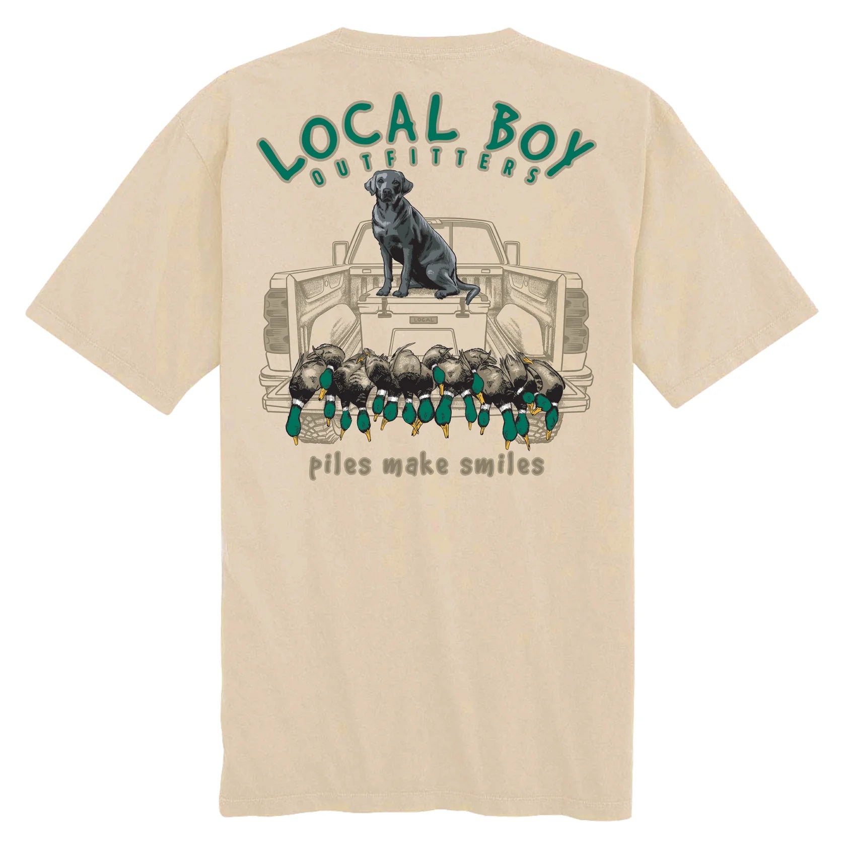 Local Boy Piles Make Smiles T-Shirts
