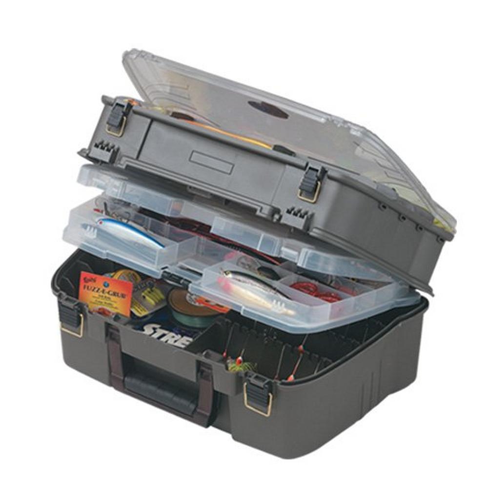 Plano Fishing Guide Series 44 Magnum Tackle Box, Graphite/Smoke