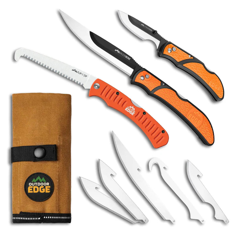 Outdoor Edge RazorGuide Pak Lightweight Replaceable Blade Hunting Kit
