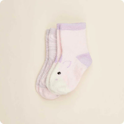 Warmies Unicorn No-Slip Crew Socks