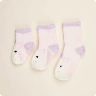 Warmies Unicorn No-Slip Crew Socks
