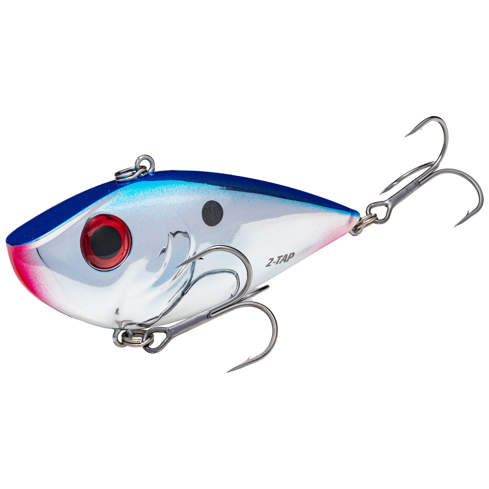 Strike King Red Eyed Shad 2-Tap Tungsten 3/4 oz Chrome Blue Strike King Red Eyed Shad 2-Tap Tungsten 3/4 oz Chrome Blue