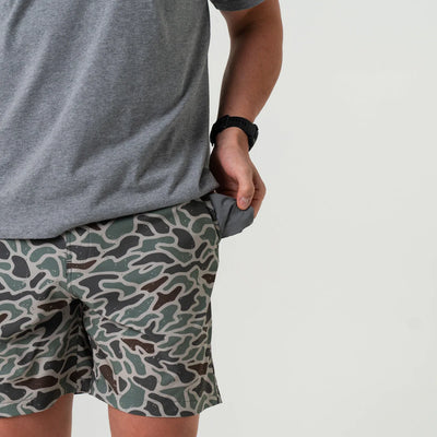 Burlebo Retro Duck Camo Everyday Shorts