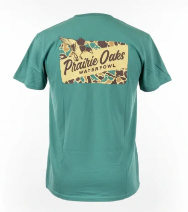 Prairie Oaks Waterfowl Traditions Camo Label Tshirt