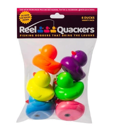 Reel Quackers Fishing Bobbers 6 pk Variety Ducks