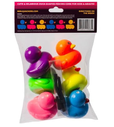 Reel Quackers Fishing Bobbers 6 pk Variety Ducks