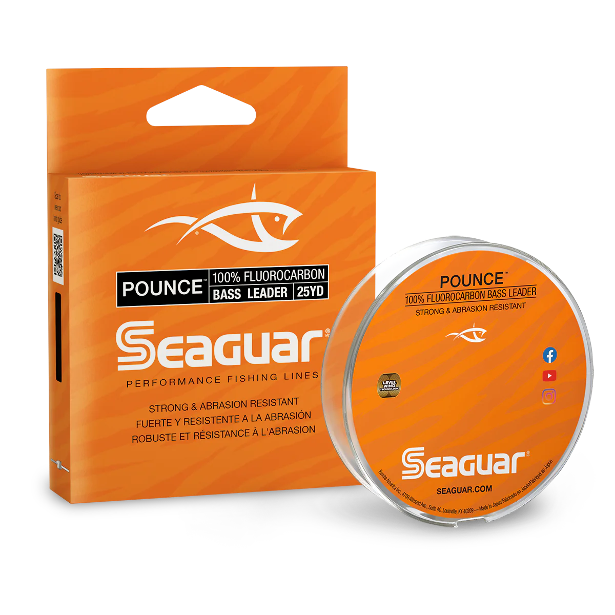 Seaguar Pounce Bass Leader - 25yds