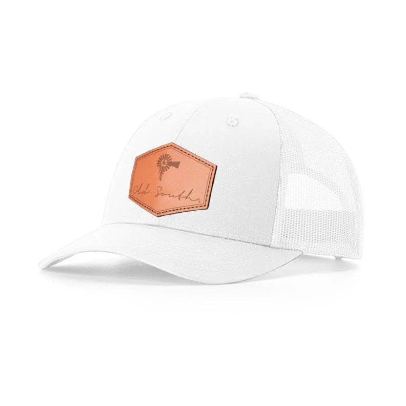 Old South Signature Leather Patch Whitout Hats