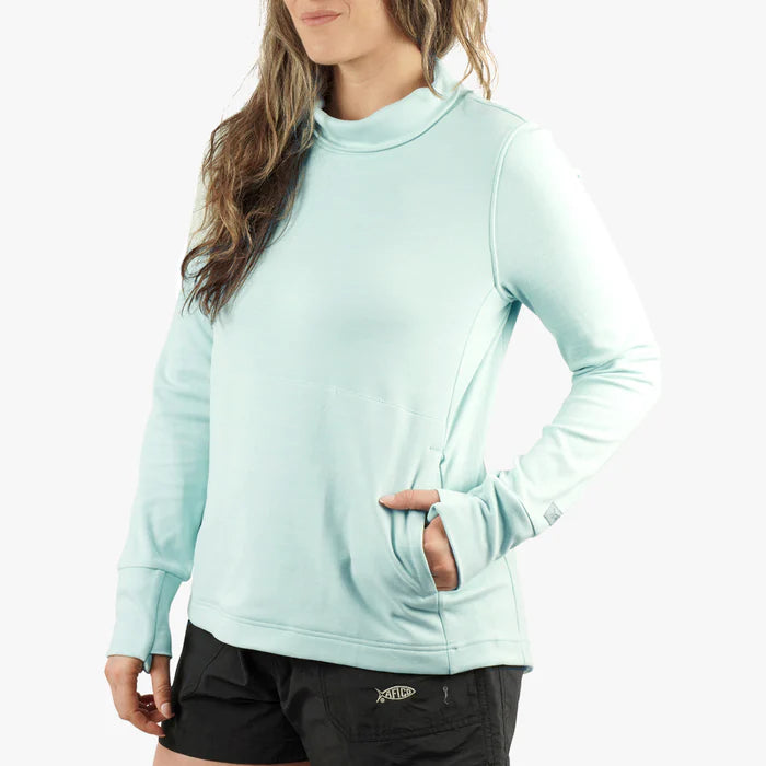 Aftco Women's Coastal Layer Funnel Neck Pullover