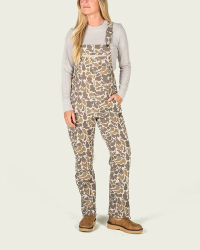 Marsh Wear Women's Escape Overalls - Khaki Mallard Camo