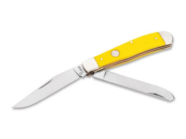 Boker Treebrand 1095 Trapper Yellow Delrin Pocket Knife