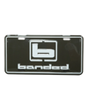 Banded License Plate