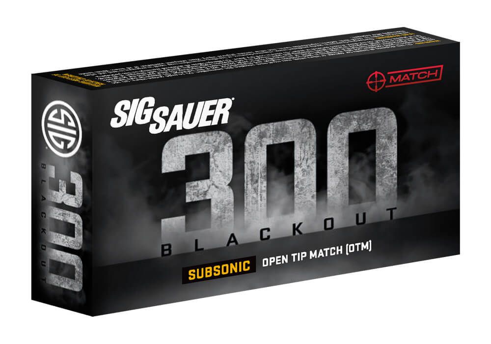 Sig Sauer 300 Blackout 220 Grain MATCH Subsonic Ammo