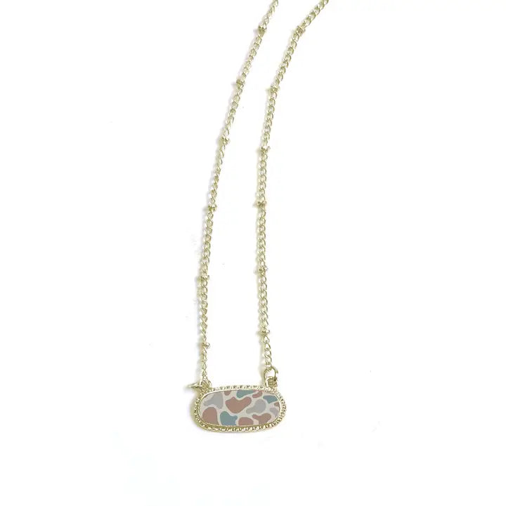 Camo Necklace