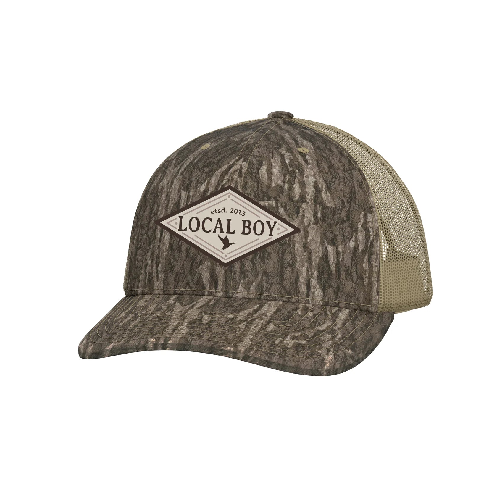 Local Boy Diamond Emblem Trucker Hat - Bottomland