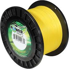 PowerPro Braided Spectra Fiber Fishing Line Hi-Vis Yellow - 300yds