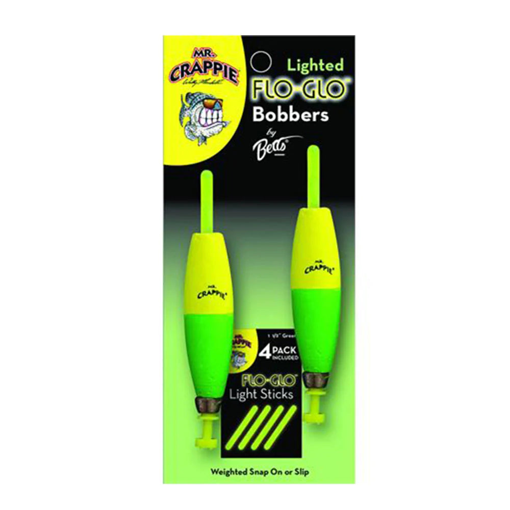 Mr. Crappie Lighted Flo Glo Bobbers