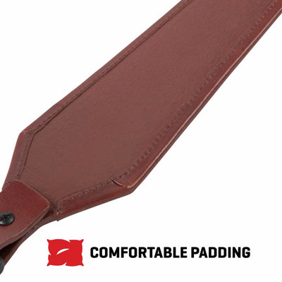 Heritage Deer Deboss Leather Rifle Sling - Rawhide