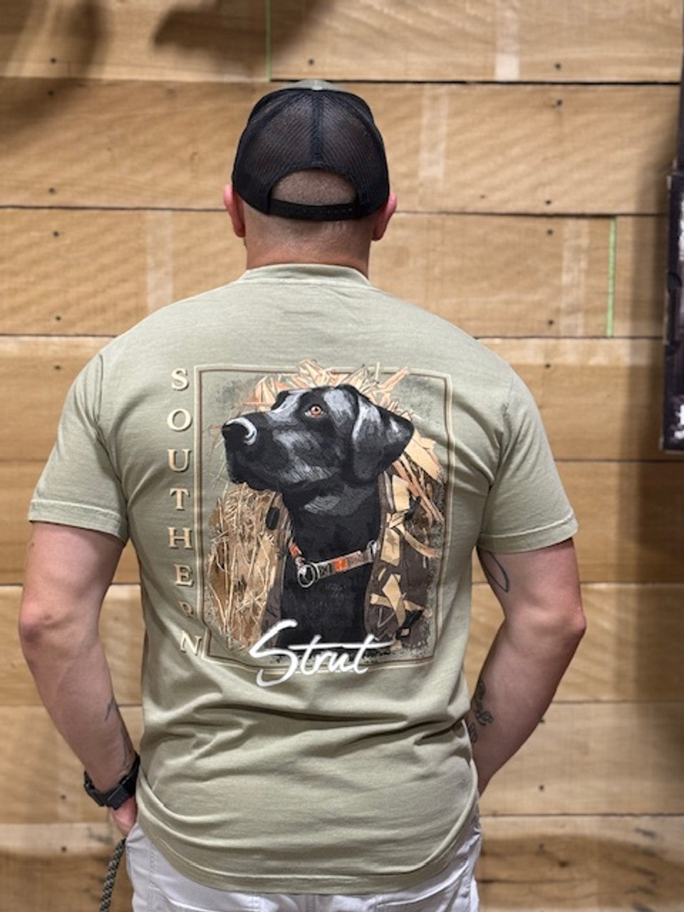 Southern Strut Lab in Blind Khaki Tshirt