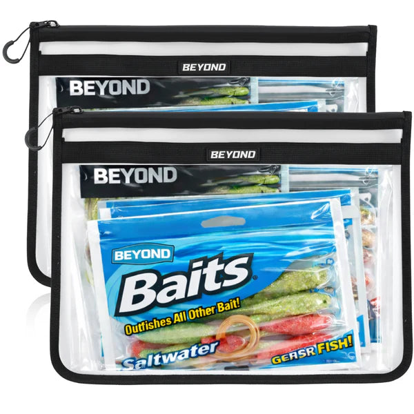 Large Beyond Fishing DryVault Tackle Storage Bags 2PK