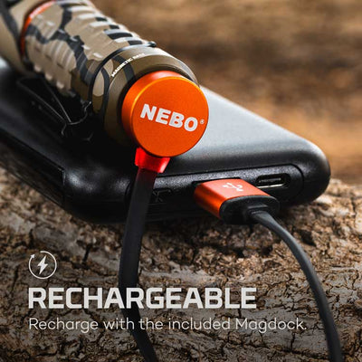 NEBO Torchy 2K Rechargeable Pocket Flashlight - Mossy Oak Bottomland