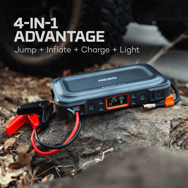NEBO Assist Air Jump Starter & Air Compressor