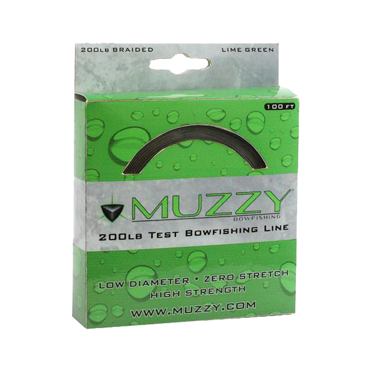 Muzzy Lime Green Bowfishing Line - 200lb