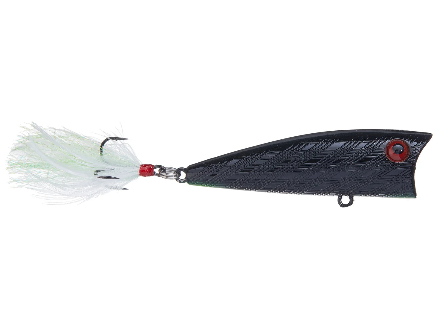 best rebel fishing lures Rebel P71 Pop-R Silver Black