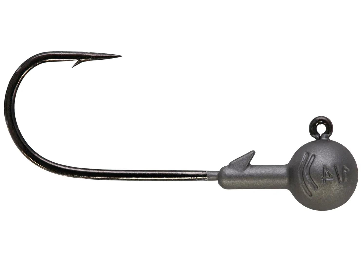 Tungsten Round Ball Jig Matte Smoke