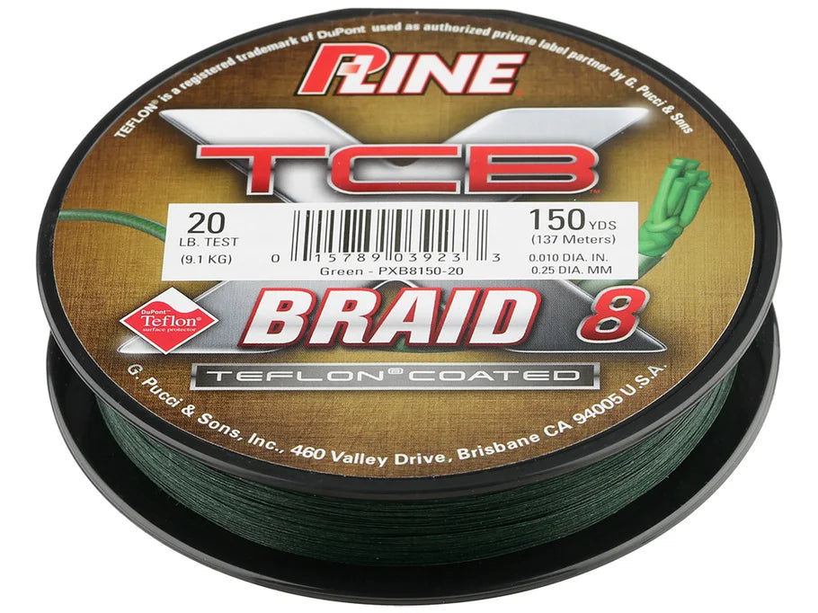 P-Line XTCB 8-Carrier Braided Fishing Line