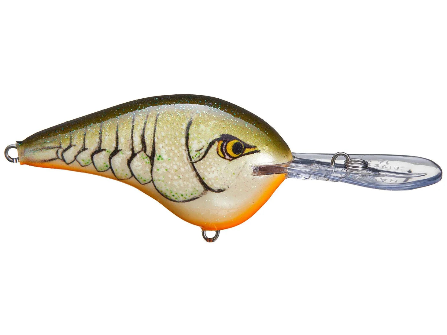bass fishing rapala lures Rapala DT (Dives-To) Series Crankbait Rootbeer Crawdad / 14