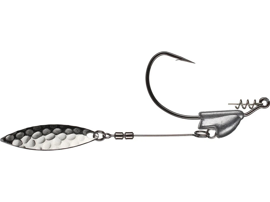 Owner Flashy Swimmer Bass Hook with Centering-Pin Spring