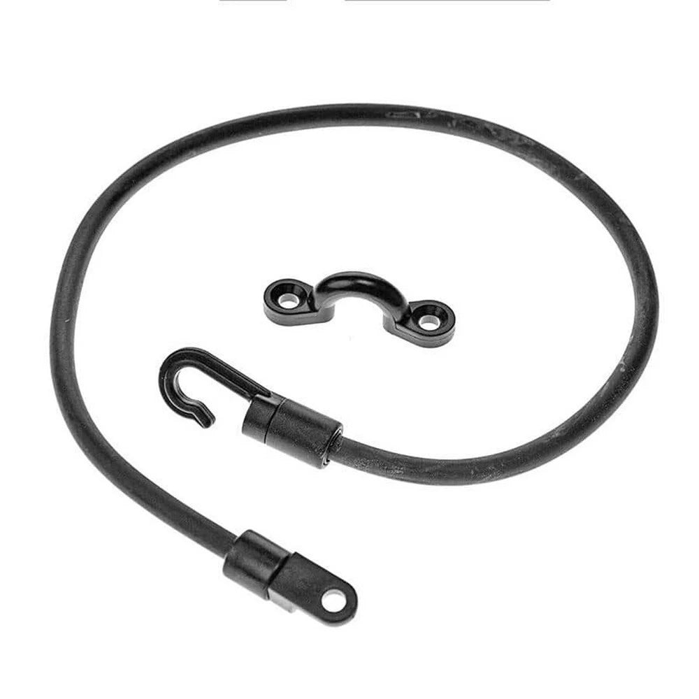 Boat Deck Mount, 18" Rod Hold Down - Black