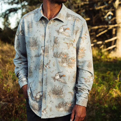 Fireside Men's Button Up Overshirt