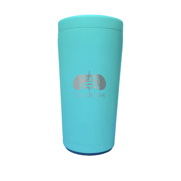 TOADFISH Non-Tipping Universal Can Cooler - Teal