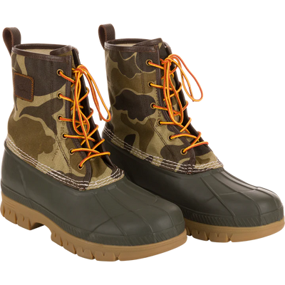 Throwback 80 Waxed Canvas Lace Up Duck Boot