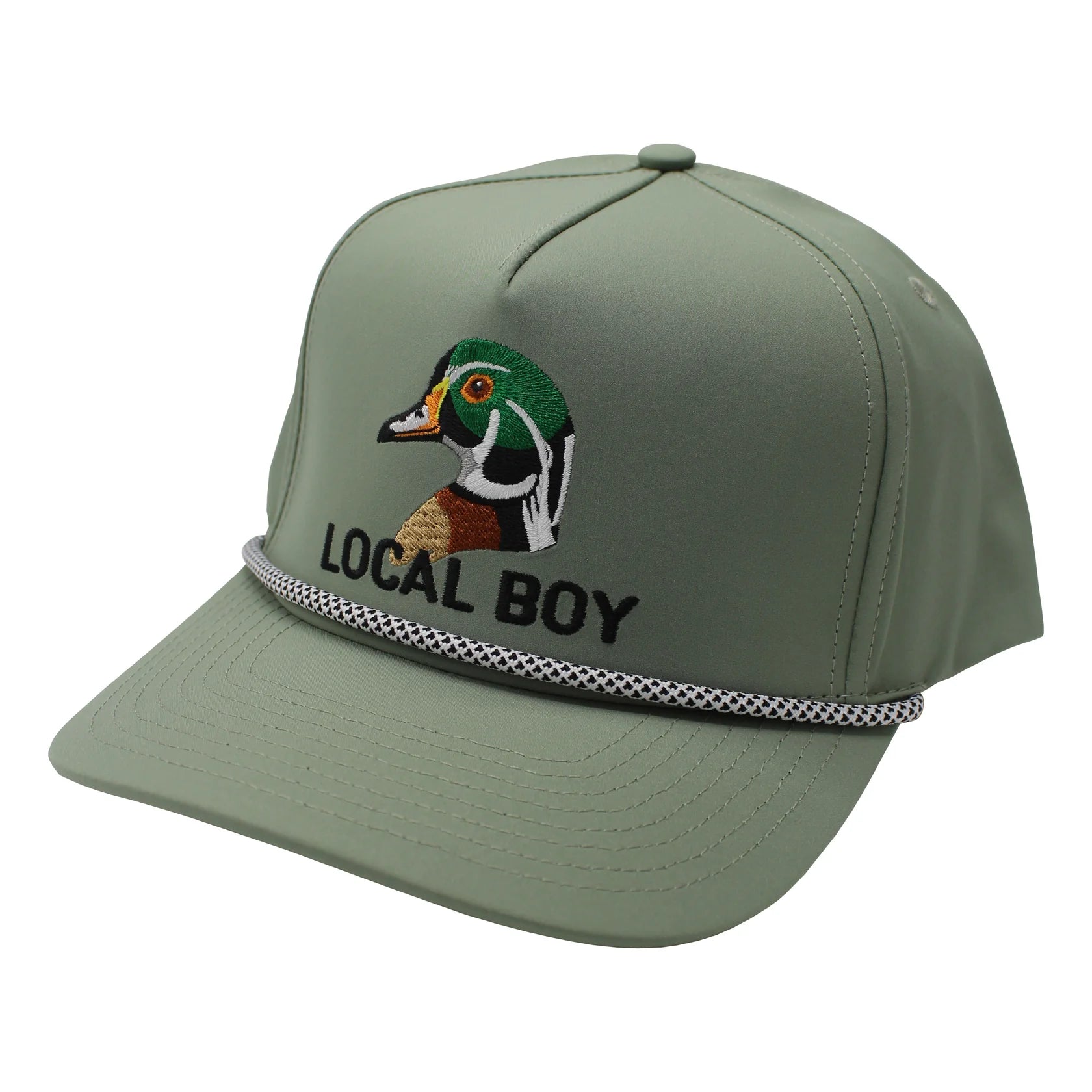 Local Boy Wood Duck Rope Hat