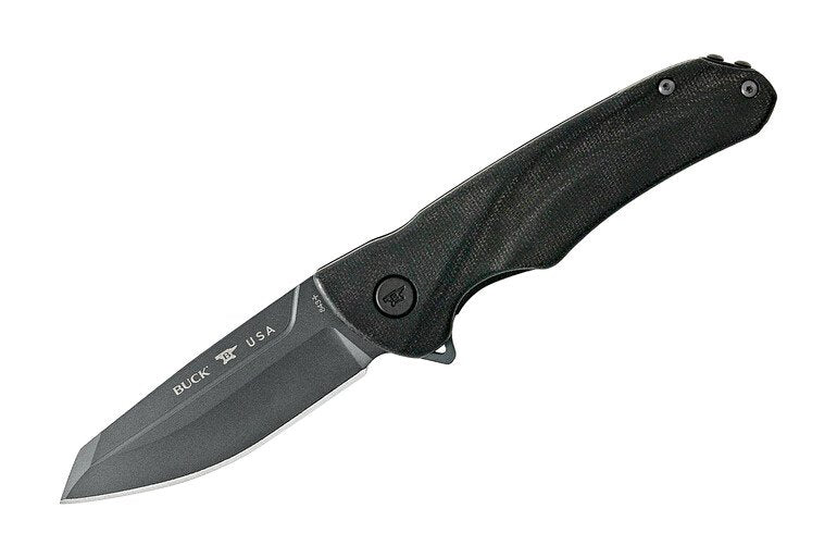 Buck Knives 843 Sprint Ops - Canvas Micarta Black