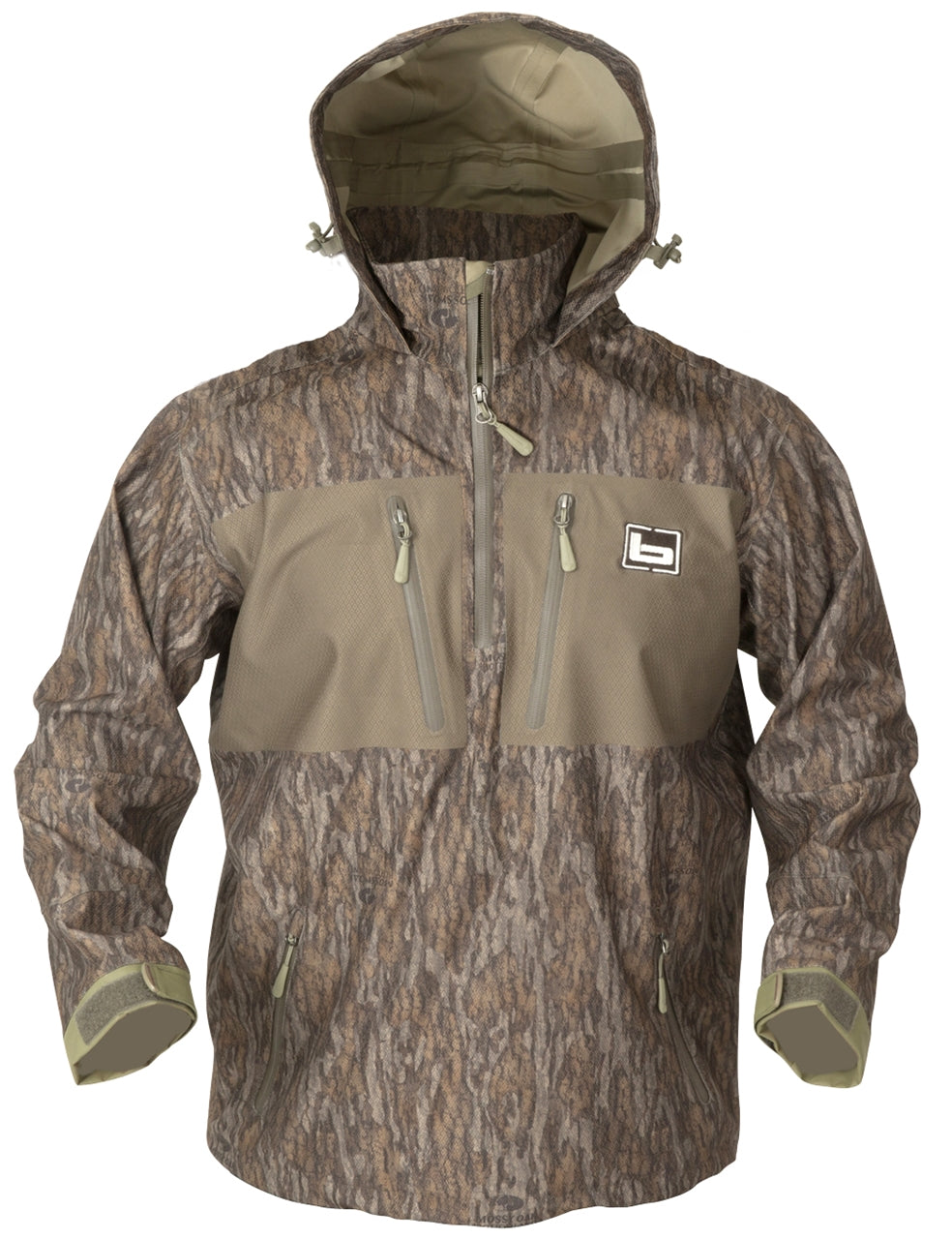 Banded 1/4 Zip Waterproof Hooded Pullover