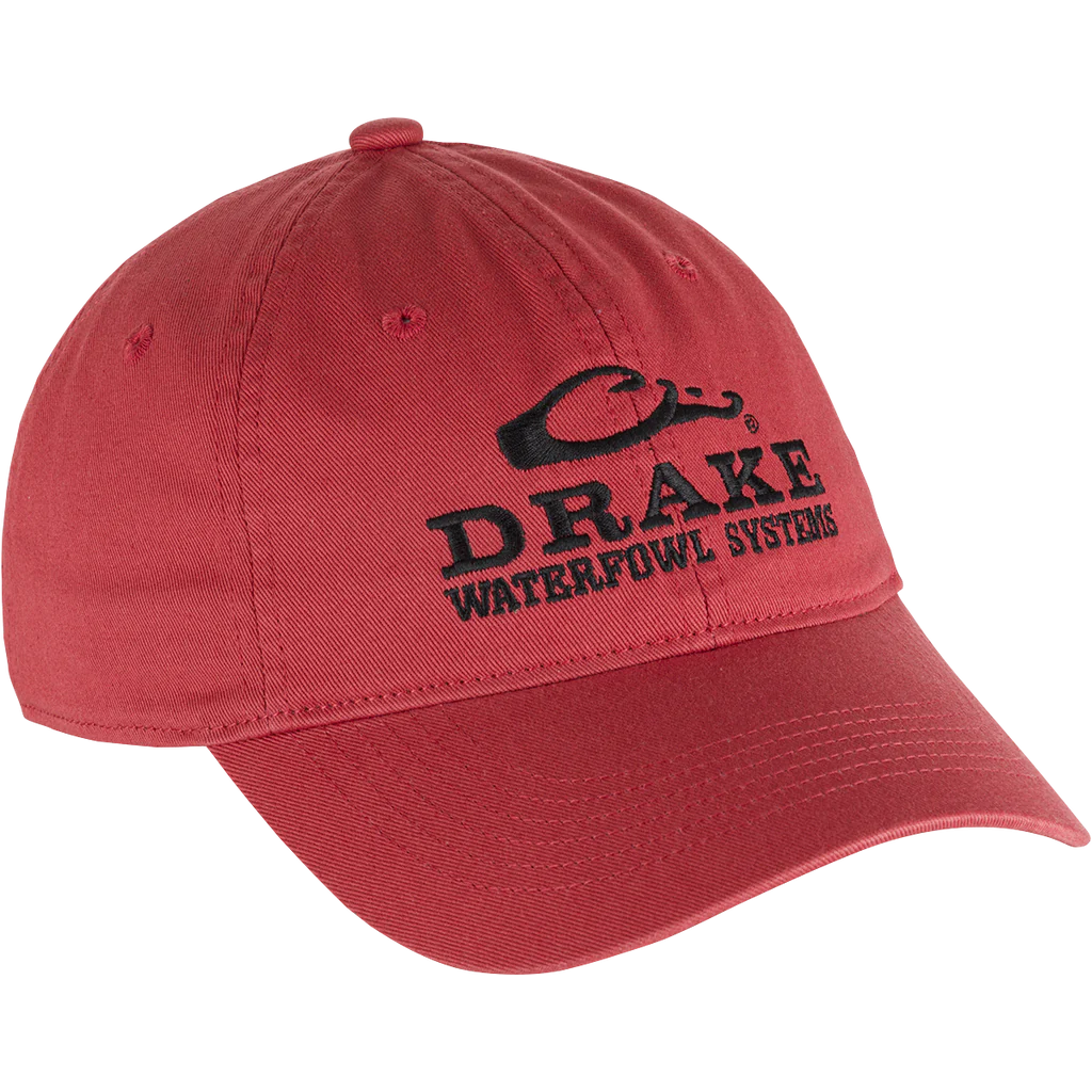 Drake Cotton Twill Systems Cap - Red