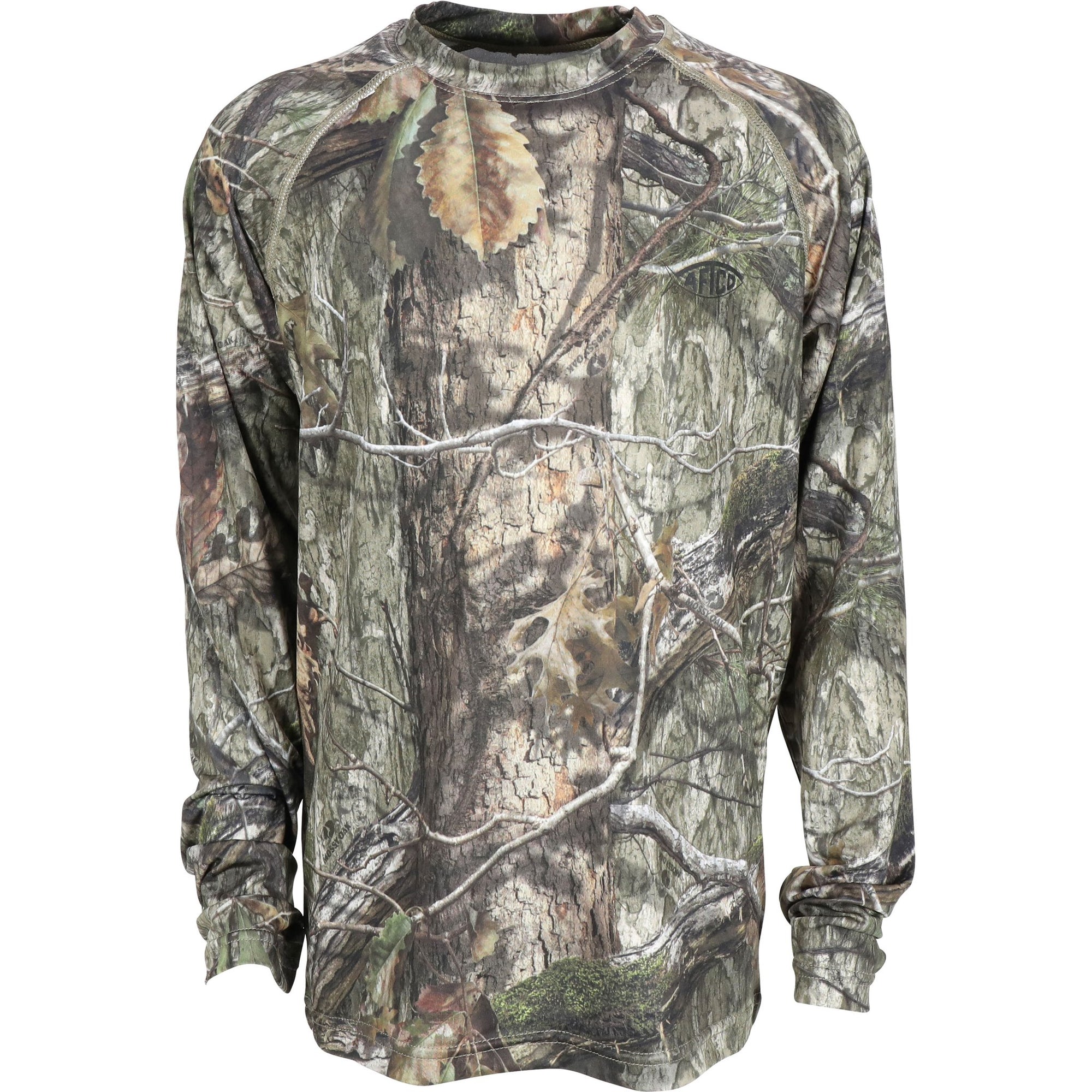 AFTCO B61155 YOUTH MOSSY OAK® DNA CAMO LS PERFORMANCE SHIRT