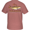 Drake Trophy Redfish T-Shirt - Brick Dust Light
