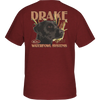 Drake Youth Marsh Lab T-Shirt - Barn Red Dark
