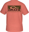 Drake Old School Bar T-Shirt - Salmon Heather