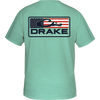 Drake Patriotic Bar T-Shirt - Beach Glass
