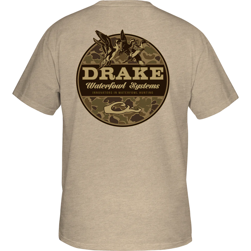 Drake Old School Circle T-Shirt - Shifting Sands Light