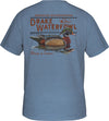 Drake Youth Wood Duck T-Shirt - Silver Lake Blue