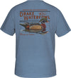 Drake Wood Duck T-Shirt - Silver Lake Blue