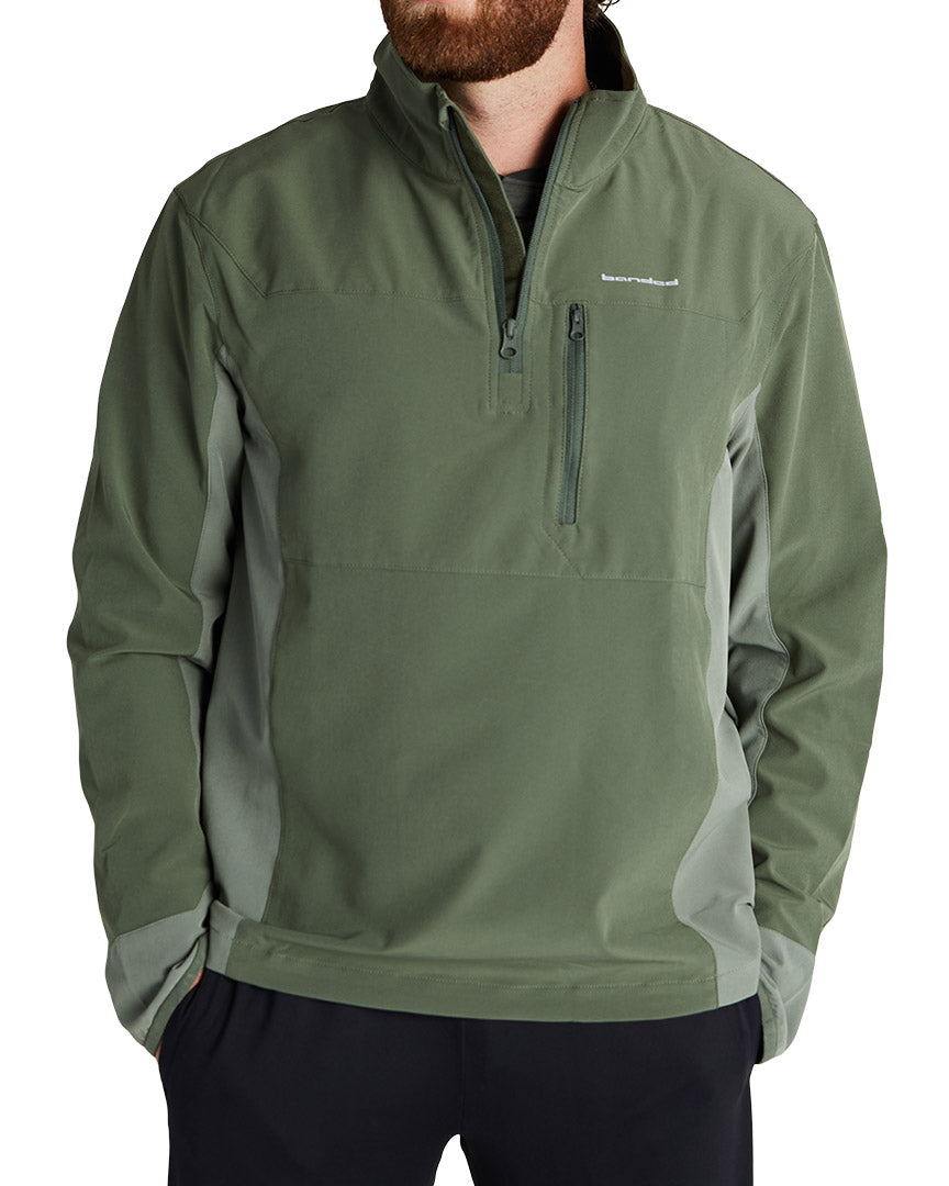 Banded Rapid ColorBlock 1/4 Zip