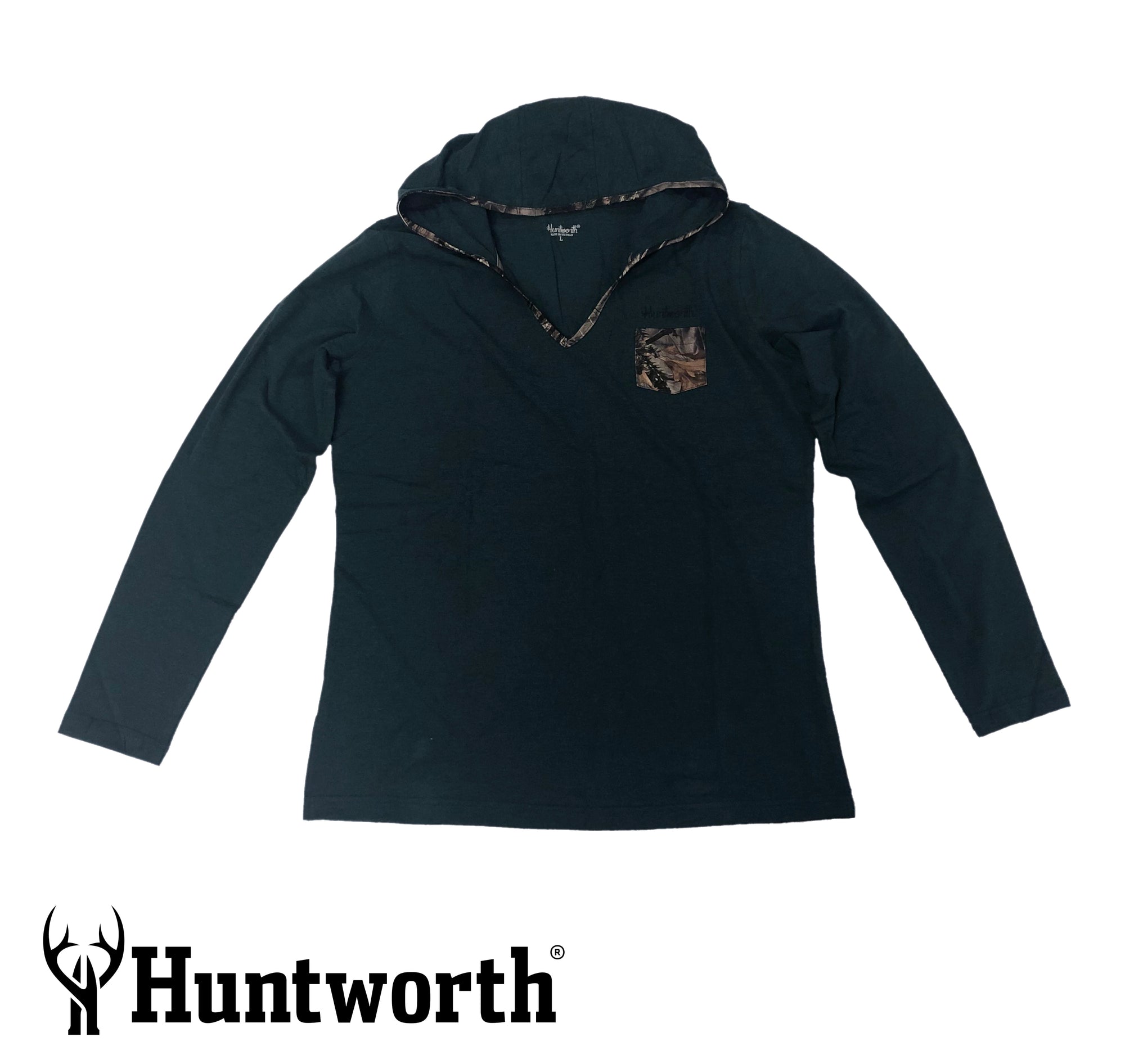 HUNTWORTH Ladies Lightweight Triblend Hoodie